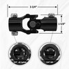 Ovabeyna 3/4" -48 Spline X 3/4" DD Black Steering Universal