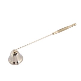 Apagador de velas, 1 Uds., Moda de acero inoxidable en forma de campana, apagador de velas, cortador de mecha, cubierta, herramienta de mano, herramienta esencial para la vida l¨¢ctea(gold, 12)