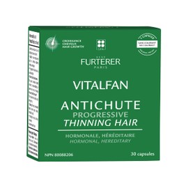 René Furterer - VITALFAN - Progressive Hair Thinning - Dietary Supplement - Hereditary & Hormonal - 30 capsules