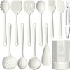 oannao Silicone Kitchen Utensils Set, 600°F Heat Resistant Silicone Cooking