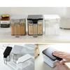Asbel Sealed Condiment Pot with One Push Scraping, Compact, Regular