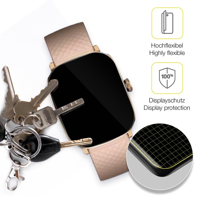 dipos FLEX 2x Schutzfolie klar passend für Itel Alpha 2,