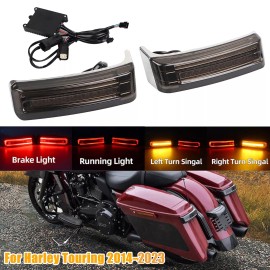 Unbranded LED Saddlebag Run Brake Turn Signal Light For Harley Electra Road Glide FLTRX