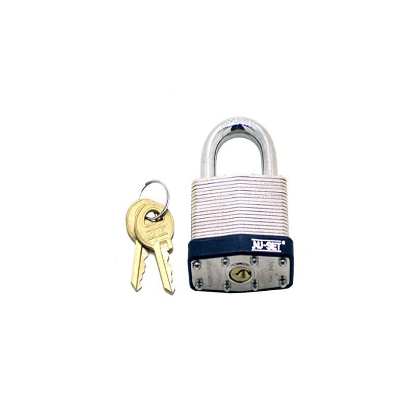 NU-SET Lock | 2-Inch Laminated Steel Keyed Alike Padlock |