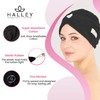 HALLEY Cotton Hair Towel Wrap (3 Packs) Super Absorbent Fast