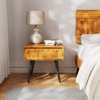Bme Georgina Solid Wood Nightstands with Drawers - Fully Assembled
