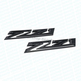 General Motors 2019-2023 Matte Black Silverado LTZ Z71 Emblem Nameplate Badge Kit OEM