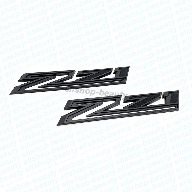 General Motors 2019-2023 Matte Black Silverado LTZ Z71 Emblem Nameplate