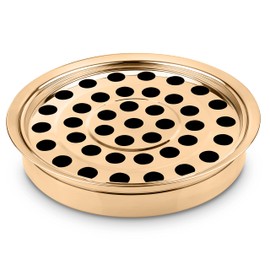Steadfast Selections - (Bread Tray) Premium Gold Communion Trays for Churches | Communion Set | Communion Plates for Church | Communion Tray Set | Communion Supplies | Church Communion Ware
