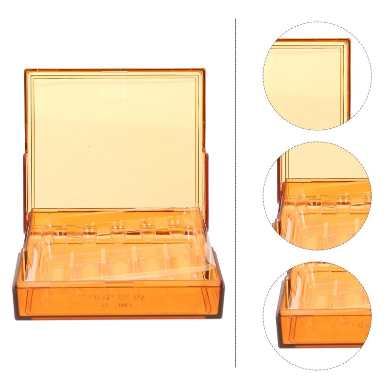 Healeved 5pieces Injection Box for Hospital Use Durable Plastic Syringe