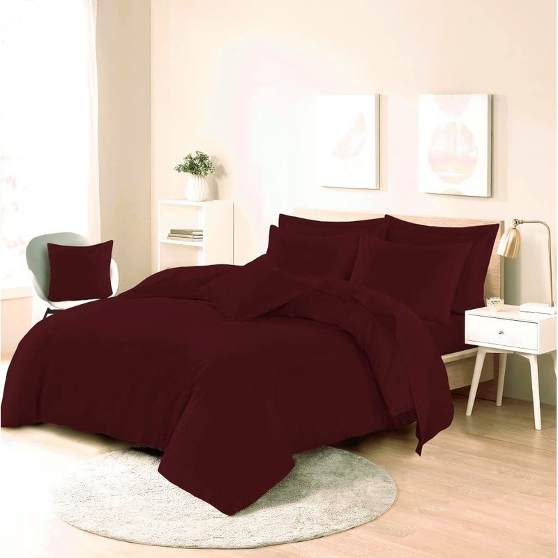 EXQUIZIT HOME Duvet Quilt Cover Bedding Set With Matching Pillow