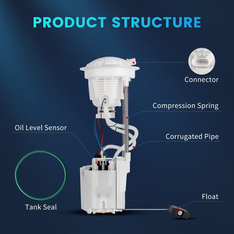 Fuel Pump Module Assembly OEM# E7184M Compatible with Dodge Ram