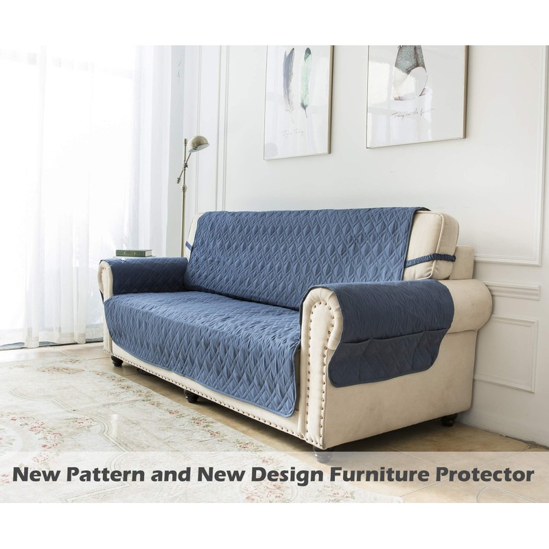 Anti-slip Sofa Cover for leather with Anti-skip Dog Paw Print