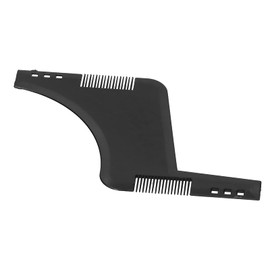 Beard Template Comb, Men's Beard Comb Sideburn Styling Comb Beard Trimming Comb Beard Styling Comb Makeup Comb Black