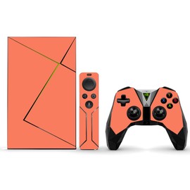 MightySkins Skin Compatible with NVIDIA Shield TV (2017) Pro - Solid Salmon | Protective, Durable, and Unique Vinyl Decal wrap Cover | Easy to Apply, Remove, and Change Styles | Made in The USA