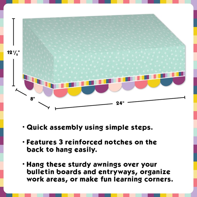 Teacher Created Resources Oh Happy Day Awning (TCR77515)