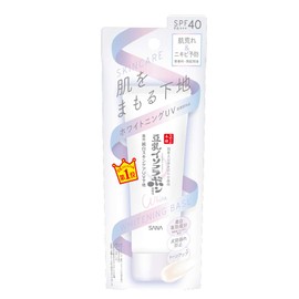 【Quasi-drug】 Nameraka Honpo Medicinal Whitening Skin Care UV Base 50g with Soy Isoflavones - Whitening Makeup Base, Sunscreen