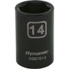 Dynamic Tools 3/8-Inch Drive 6 Point Metric, 14-Millimeter Standard Length,
