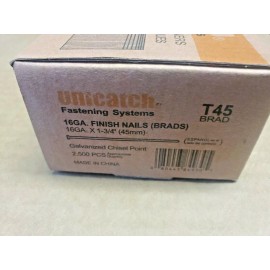 unicatch 16 Gauge Brads/Finish Nails (T-series )2500 pcs per Box from 3/4'' to 2-1/4'' - 1-3/4''