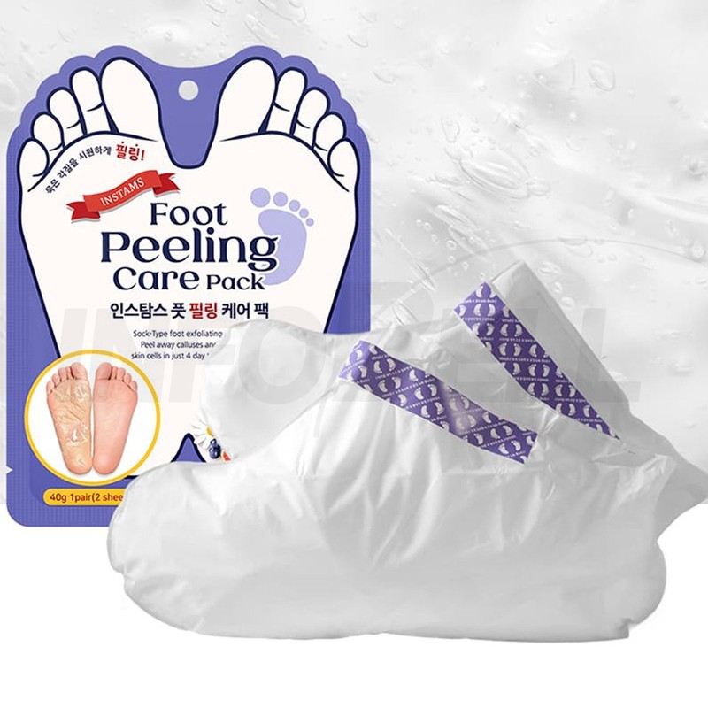 Instams Foot Peeling Care Exfoliation Pack Foot Moisturizing Cream Heel