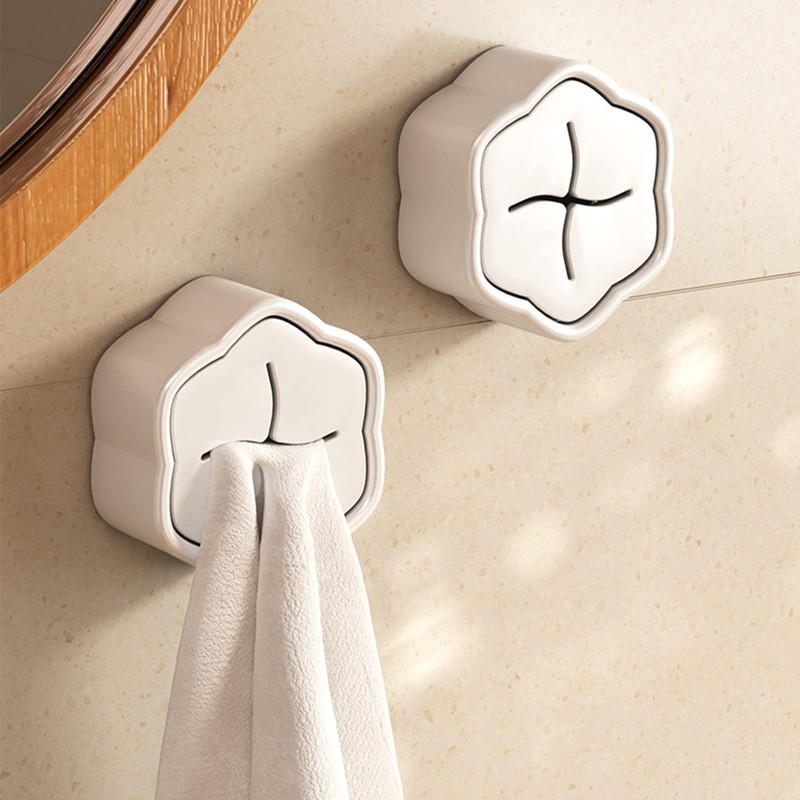 Set of 4 Tea Towel Holders, No Drilling, Kitchen Towel