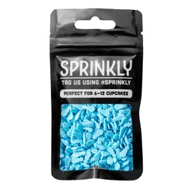 SPRINKLY - Sprinkle Shapes - Blue Snowmen (Christmas) - 25g