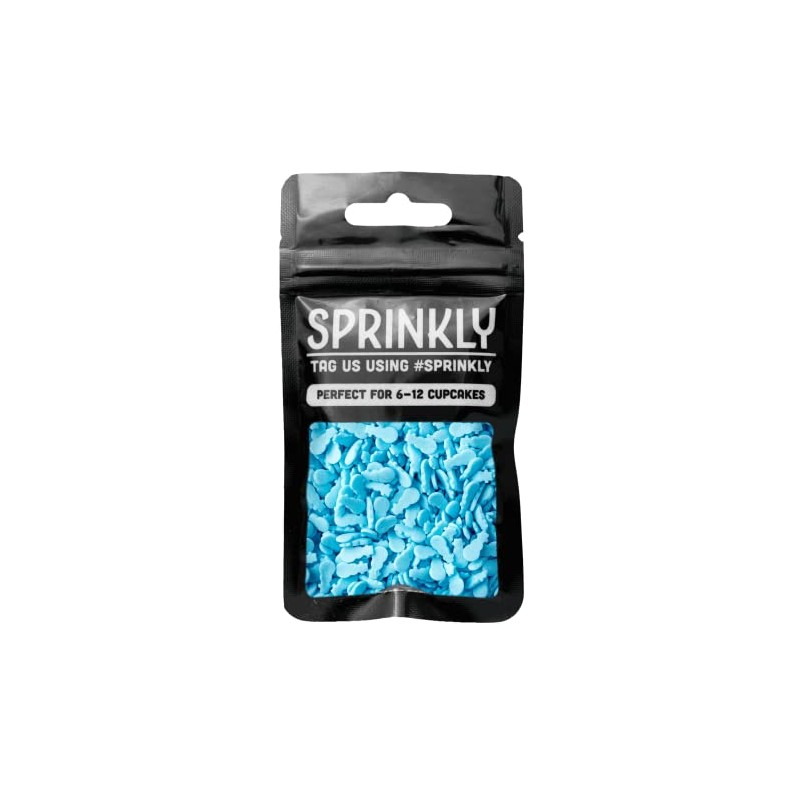 SPRINKLY - Sprinkle Shapes - Blue Snowmen (Christmas) - 25g