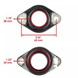 Caltric Intake Manifold Carburetor Insulator Boot Kit fits Suzuki TS185 Sierra 1977-1979