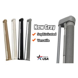 Retract-A-Gate 52" Gray: The Original and only Made in USA Retractable Baby, Dog, & Cat Gate