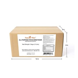 Natural Mate Bulk Sweetener - Organic Stevia Granular Powder Blended with Erythritol - 2:1 Sugar Replacement for Keto, Paleo, Low GI – (5KG/11Lb, Pack of 1)