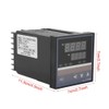 Digital Thermostat, 220V Digital Temperature Controller Digital PID 0-400 REX-C700