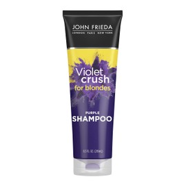 John Frieda Violet Crush Purple Shampoo, Shampoo for Brassy Blonde Hair, with Violet Pigments, 8.3 Ounce