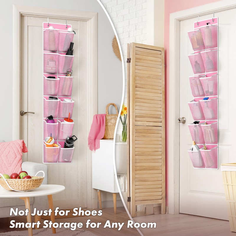 Simple Houseware 12 Pockets Large Over Door Shoe Organizer, 2