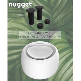 Nugget Premium Fountain Replacement Foam/Sponge Mufflers - 2 Sets (Compatible with Nugget Premium Only)