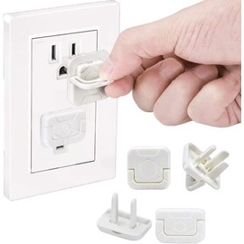 Protectores para Contacto Eléctrico, paquete de 40, Protectores de Enchufe, Cubiertas de salida de plástico seguro para niños, Protección contra descargas eléctricas