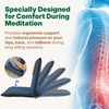 Adjustable Japanese Floor Chair with Back Support for Adults |