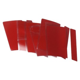 6 Pcs Red Car Wheel Rim Decal,Reflective Car Wheel Rim Decals,Universal Decoration Automotive Stripes Stickers Decals for Decoration