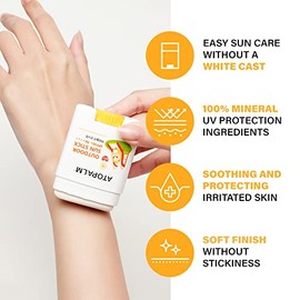 ATOPALM Outdoor Sun Stick SPF50 PA 21g  Non-Greasy Matte Mineral Sunscreen  Soothing Skin Care  Facial Moisturizer with SPF  Korean Sun Protection    