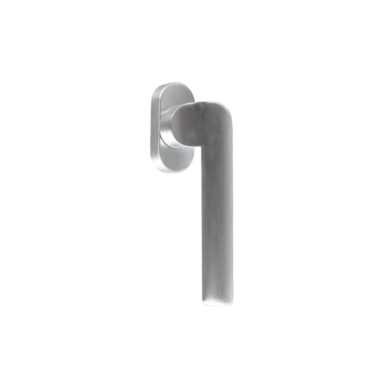 Gedotec Window handle right satin chrome | Tilt grid olive