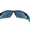 Bolle RUSH+ Small Safety Glasses Grey/Green Temples Smoke Lens -