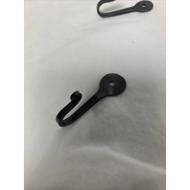 Honeydew Forge Set Of 5 Horse Shoe Nail Hook 2 3/8” Hand Forged Hook J Hook Metal Iron Silver
