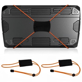 2 Pack Fish Finder Cover Straps – Adjustable Bungee Graph Cover Secure Strap for Travel, Keeps Fishing Graph Screen Covers in Place, Fits Up to 18" Screens