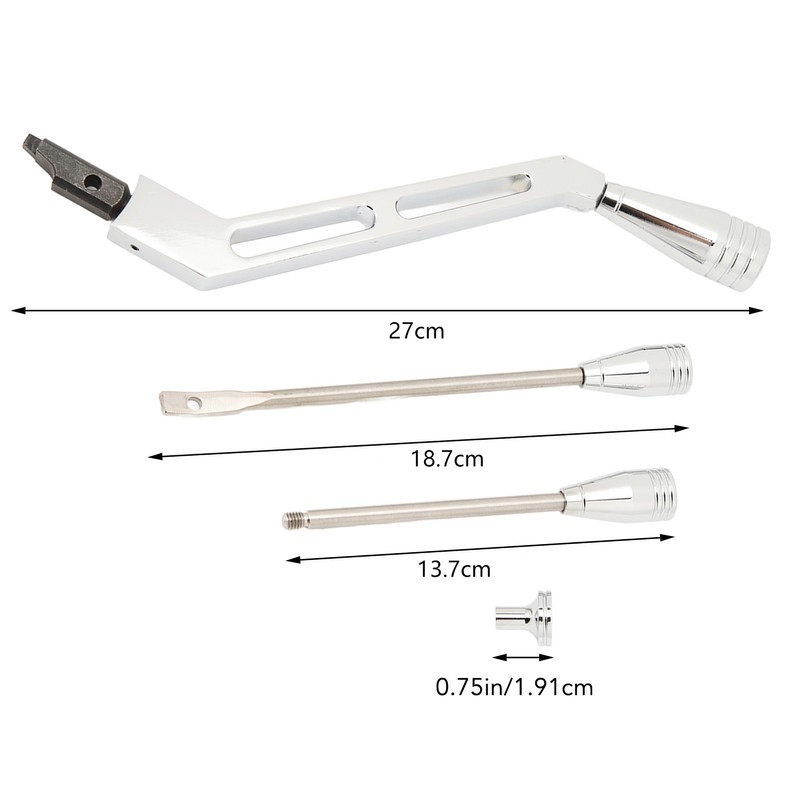 Shifter Lever Turn Signal Hazard Tilt Kit Polished Billet Stainless