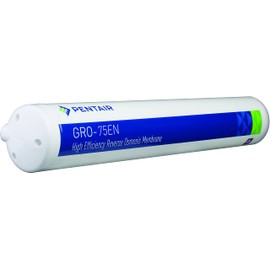 Pentair Pentek GRO-75EN High Efficiency Reverse Osmosis Membrane, TLC Encapsulated Replacement Membrane with Permeate Check Valve, 200 ML/Minute Drain Line Flow Control, 75 GPD Flow Rate