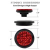 PSEQT 4" LED Round Stop Turn Tail Lights Trailer Truck