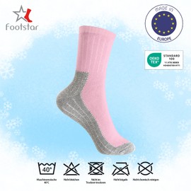 Footstar 3 Pairs Kids Thermal Terry Socks - 23-26