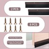 YXQ 2Pcs Door Brush Bottom Sweep (2.5" Width X 36.5"