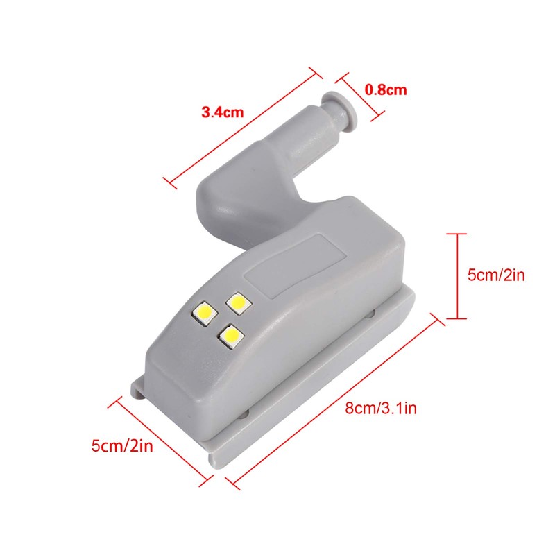 Sodela Sensor Light, Cabinet Lighting Hinge Pack of 10 Sensor
