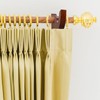 Colingmill 2 Pcs Wooden Curtain Rod Bracket Wood Large Double