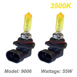 GP Thunder SGP35-9006 Gold 9006 (HB4) 12V 55W Halogen Xenon Bulb with Quartz Glass (3500K 2 Bulbs)